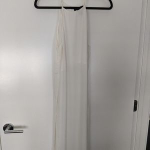 White halter top